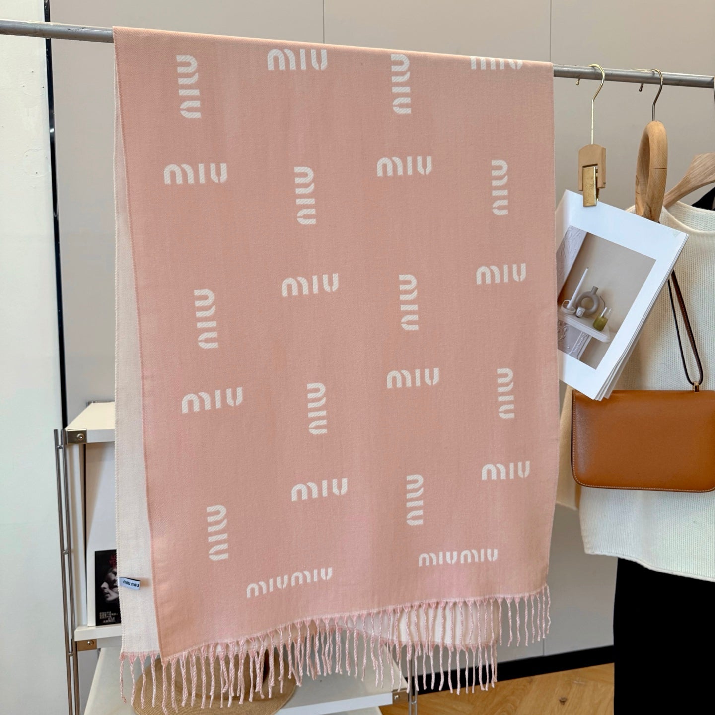 Unique Knit Pattern Cashmere Scarf-20 mysite