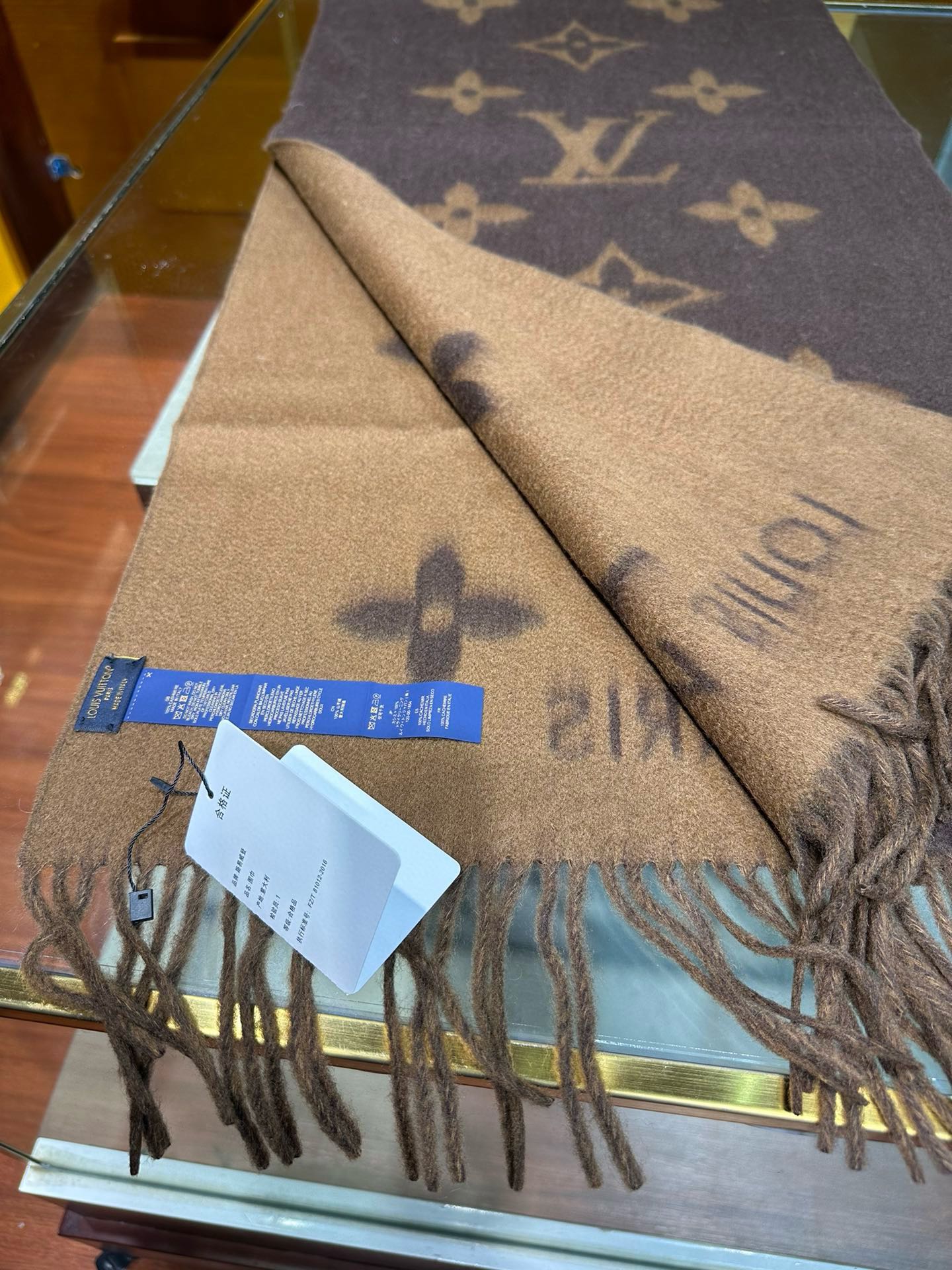 Unique Knit Pattern Cashmere Scarf-7575s mysite