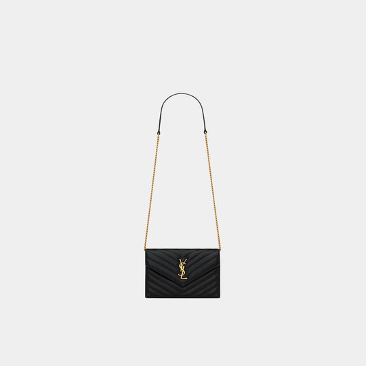 YL- Envelope Chain Wallet In Lambskin-s mysite