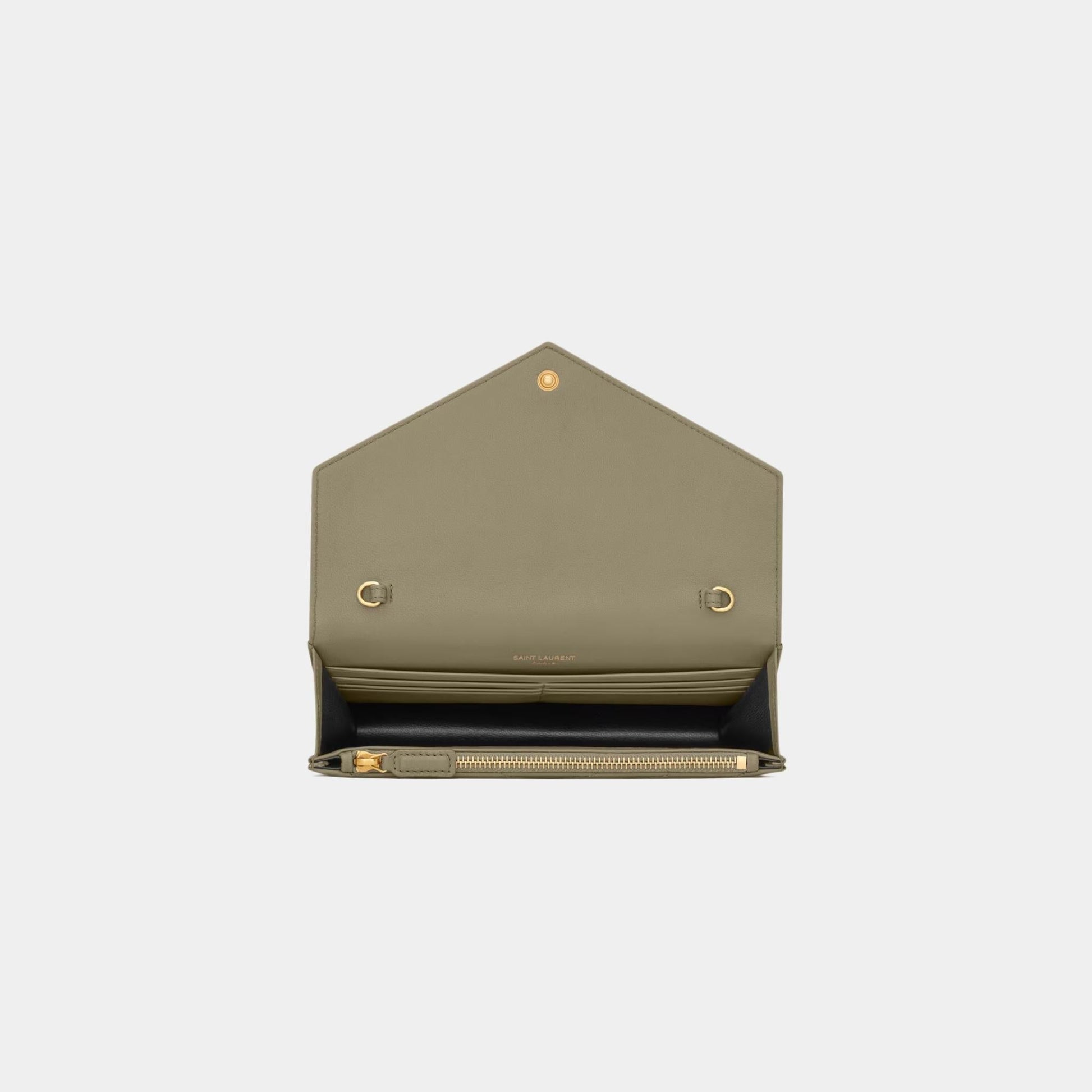 YL- Envelope Chain Wallet In Lambskin-s mysite